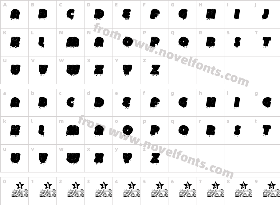 REDRIPS ITALIC PERSONAL USE XBdCharacter Map