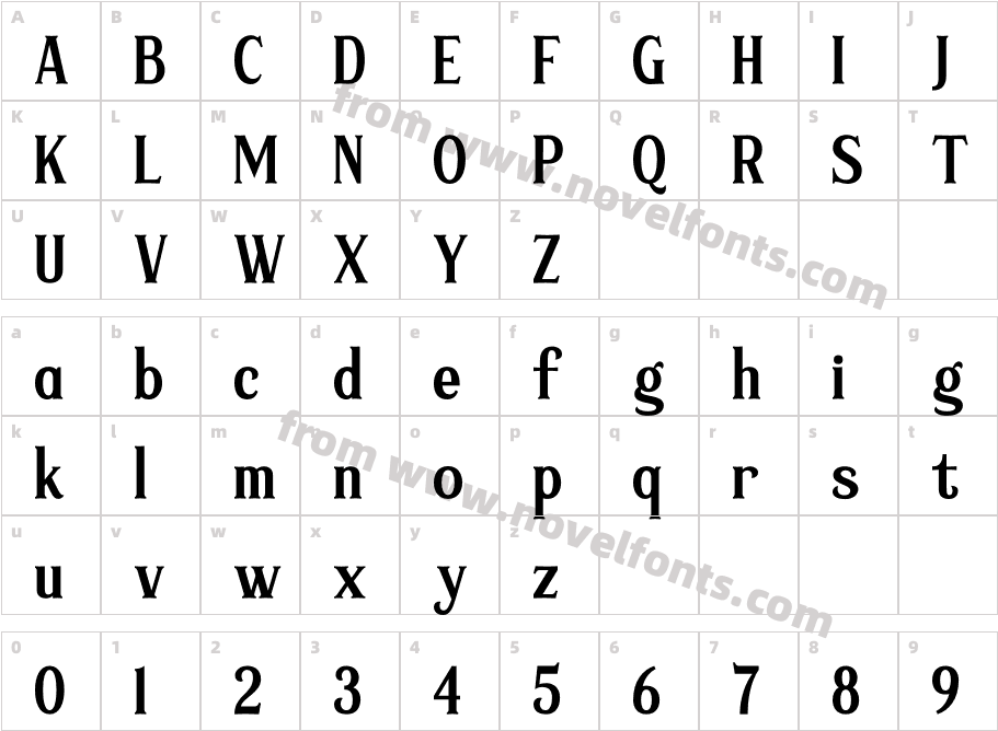 RabiloneCharacter Map