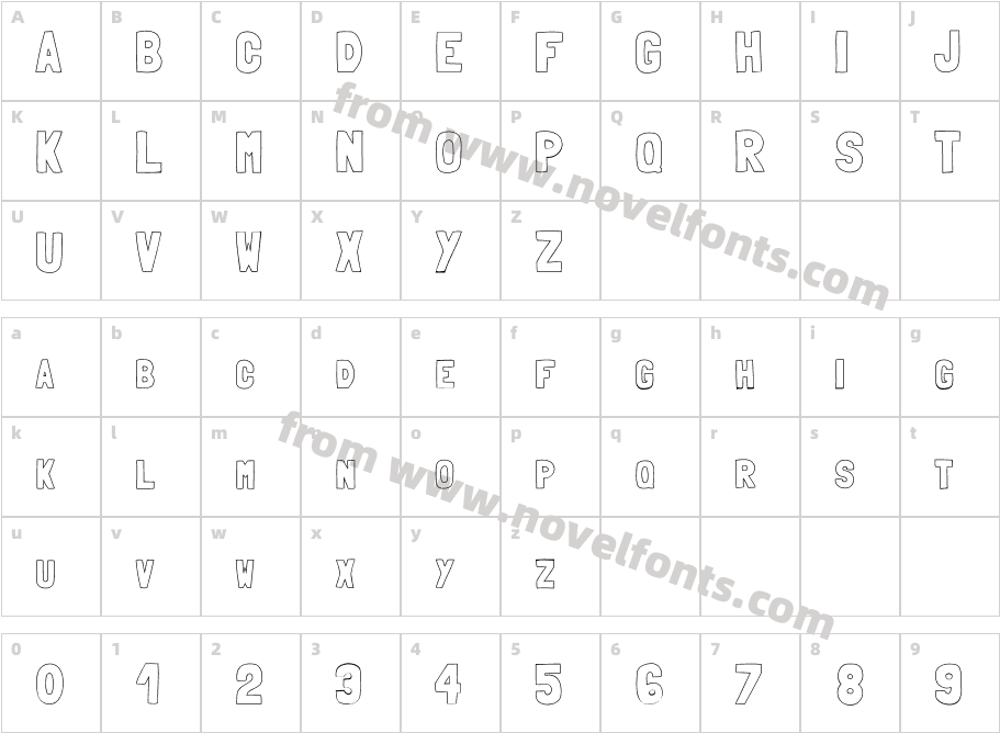 Folk-outlineCharacter Map