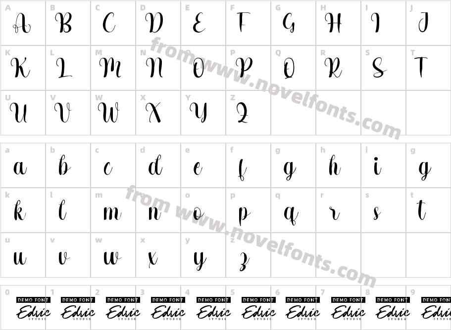 Rainy Cake DemoCharacter Map