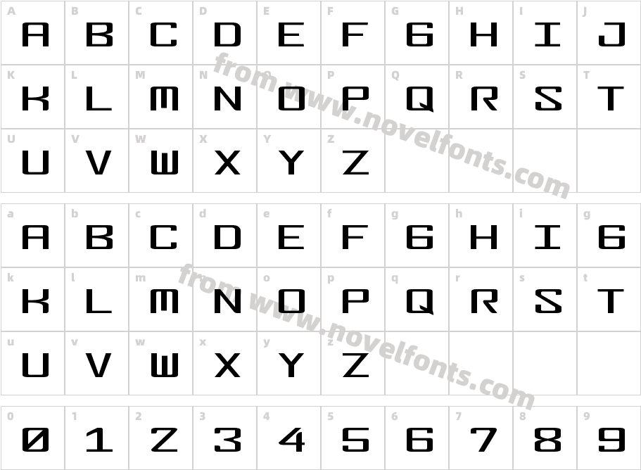 FonderianCharacter Map