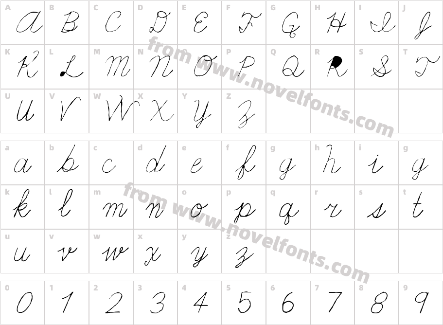 FondueCharacter Map