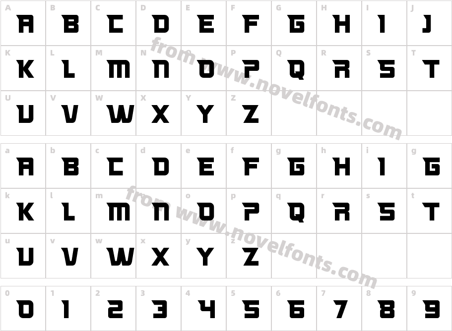 Raven-OVng6Character Map