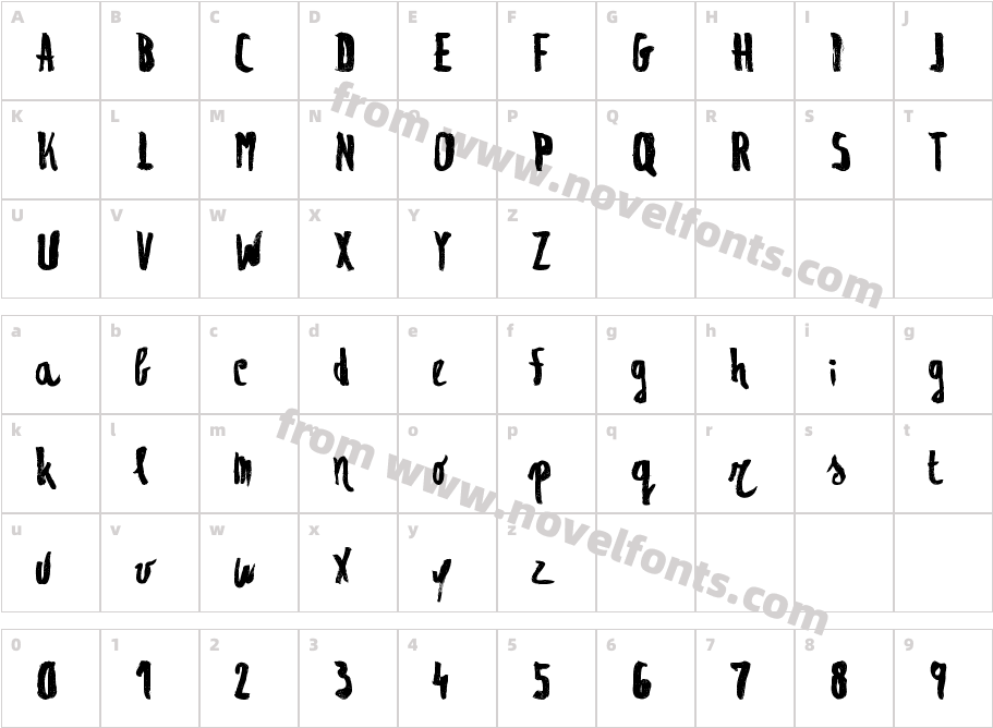 Regolith1Character Map