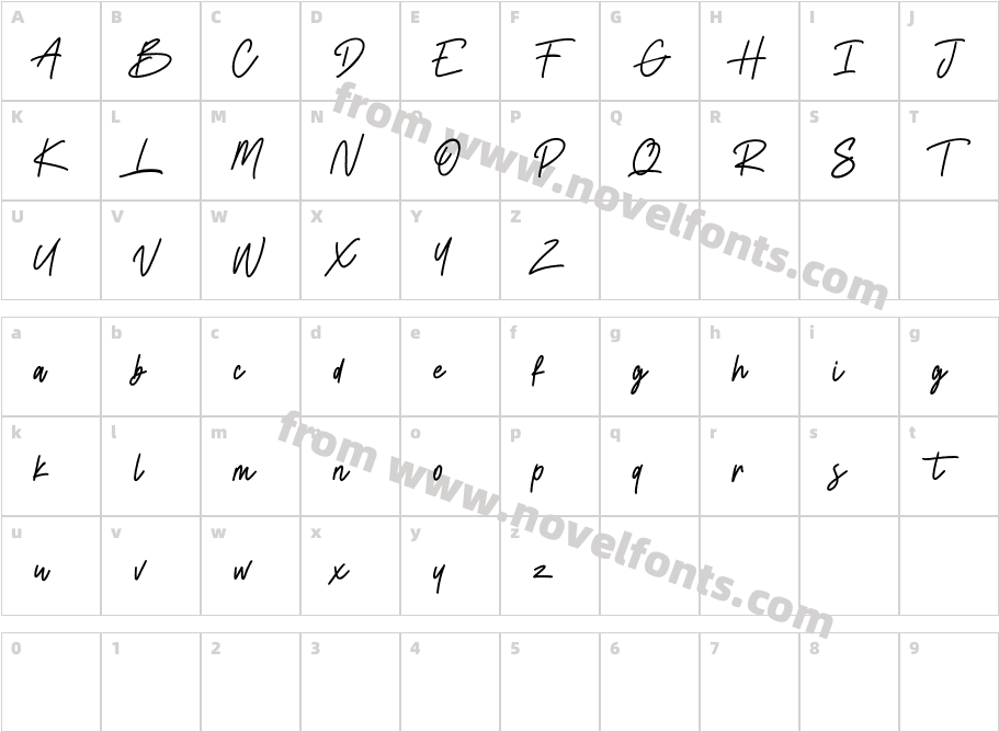 Restflaws Free RegularCharacter Map