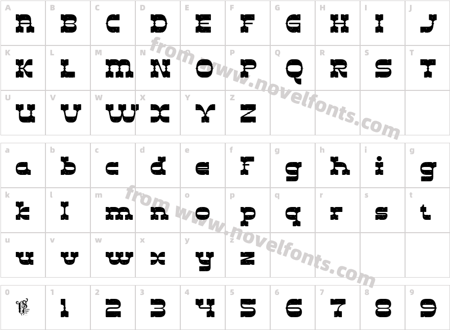 RetrocashCharacter Map