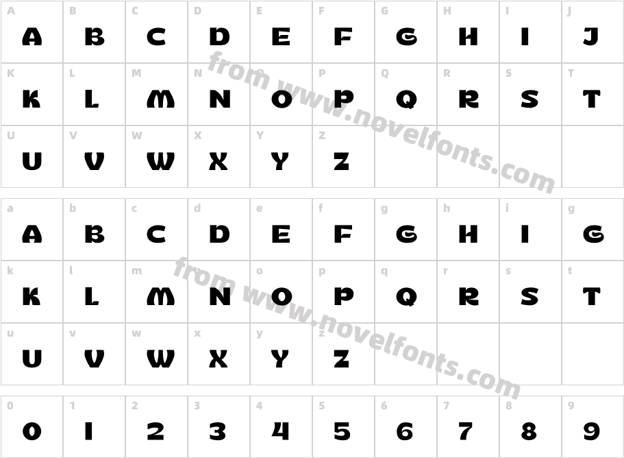 RetroguardRegularCharacter Map