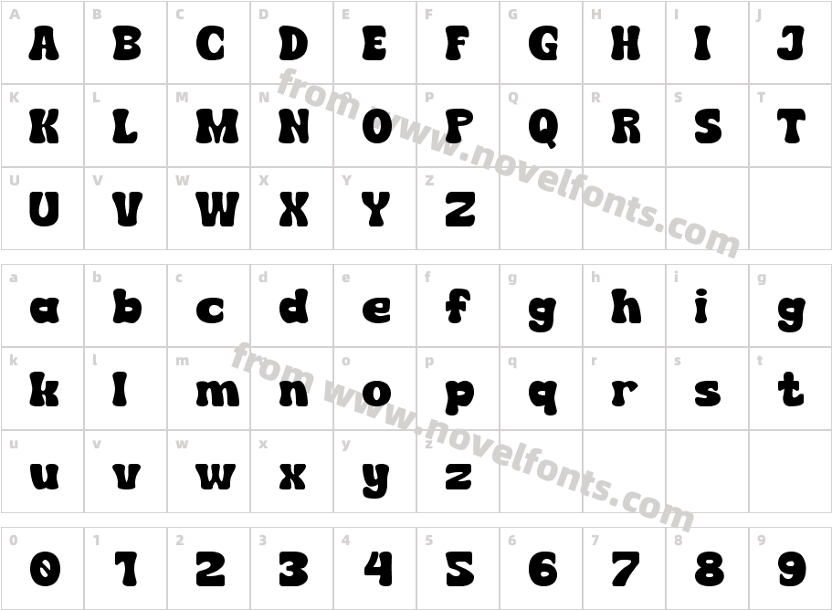 RetropulseRegularCharacter Map