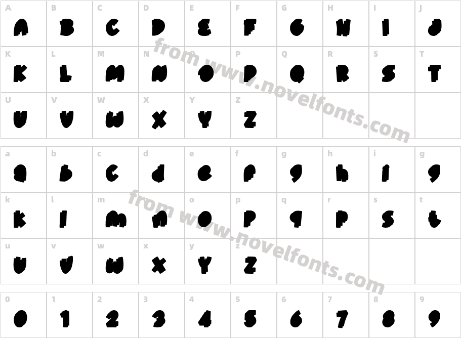 Rhuma Sinera Shadow.Character Map