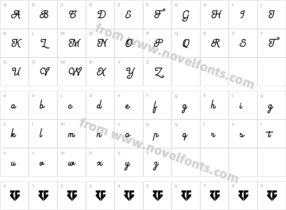 RhythmicsBold-nRW9VCharacter Map