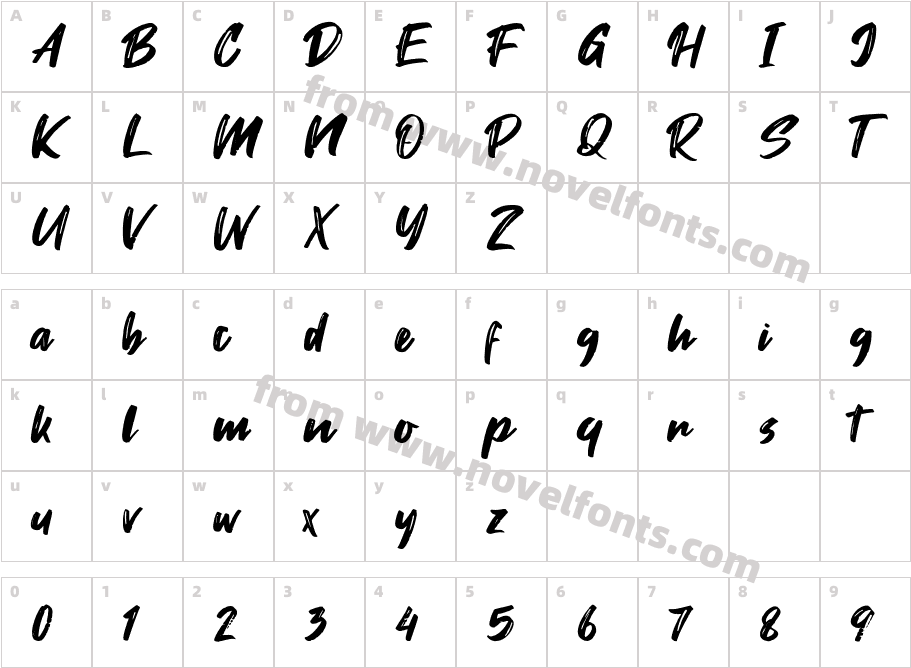 FontjekCharacter Map