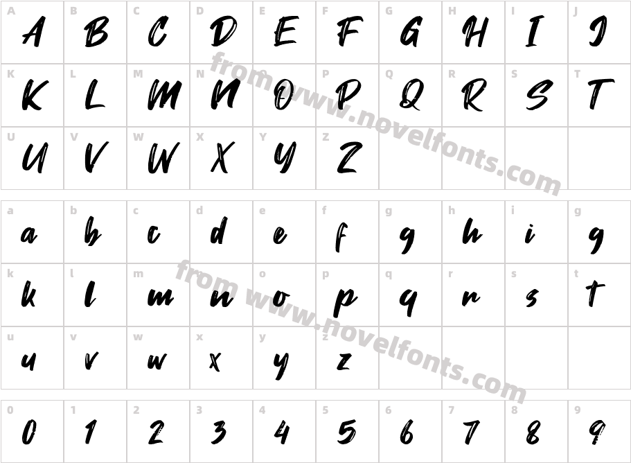 FontjekCharacter Map