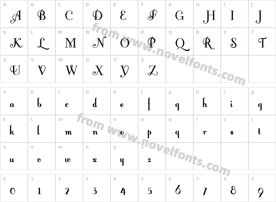 Fontleroy Brown NFCharacter Map