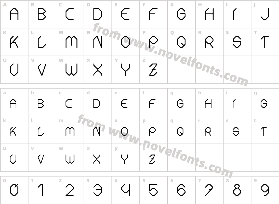 Fontmaker SlashCharacter Map