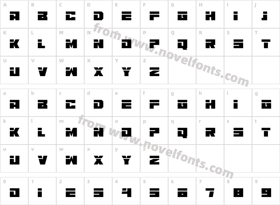 RobotMonsterCharacter Map