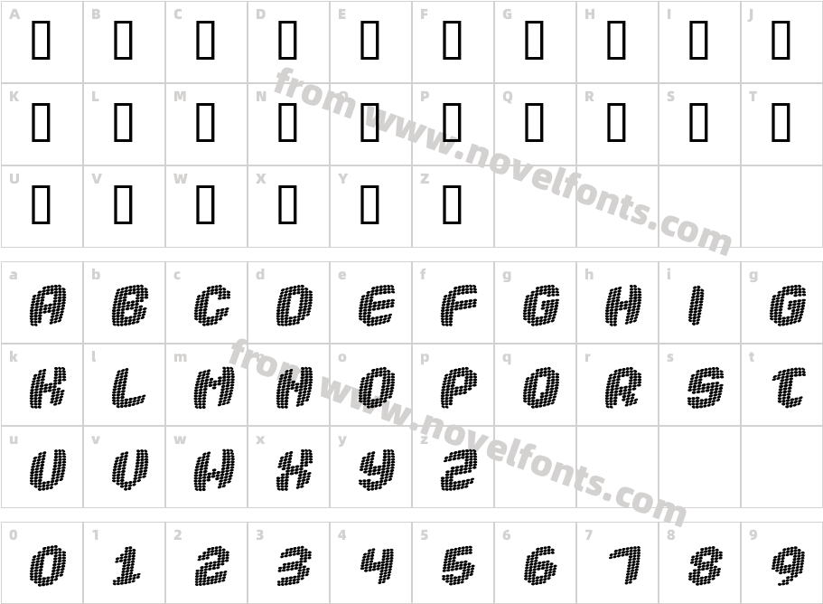 RoboticaCharacter Map