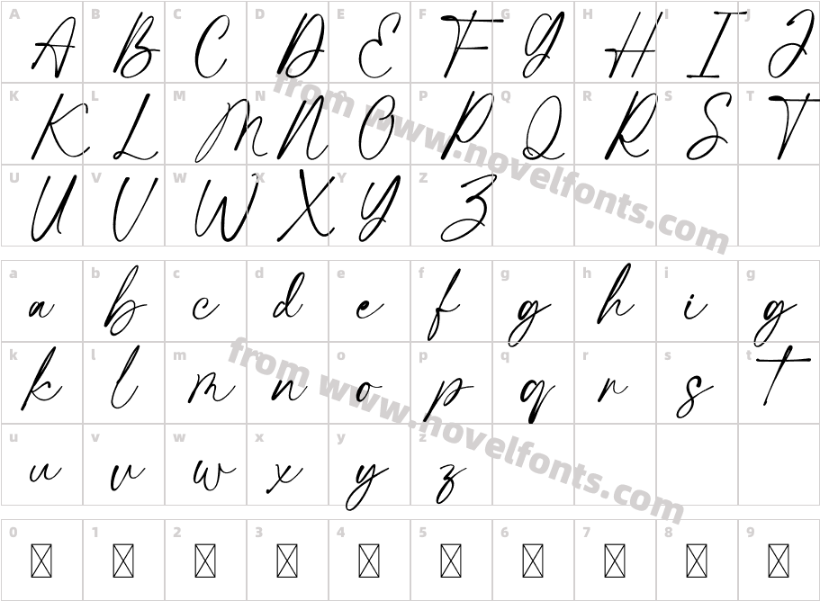 RochethaRegularCharacter Map