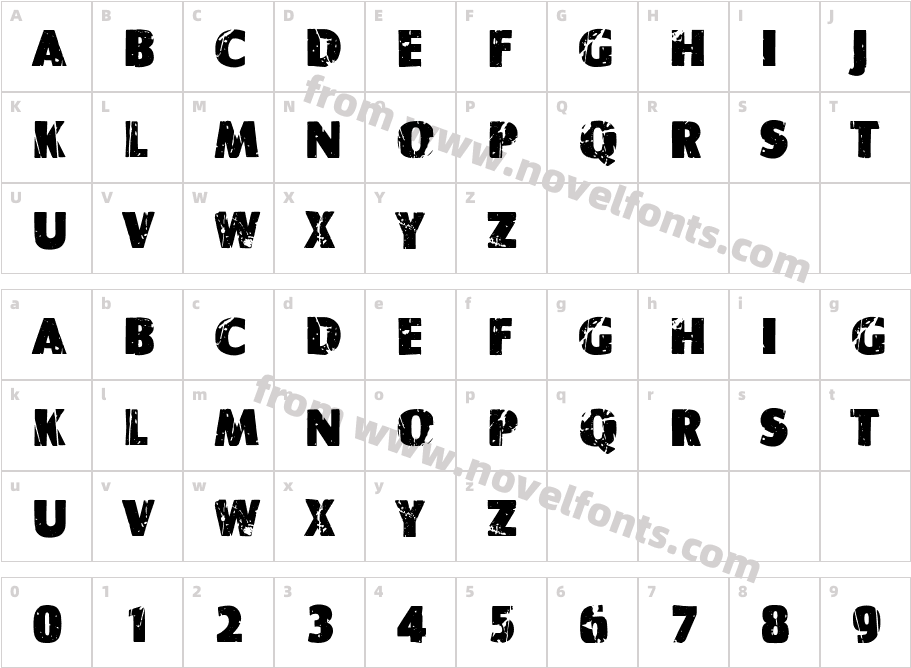 RockwillCharacter Map