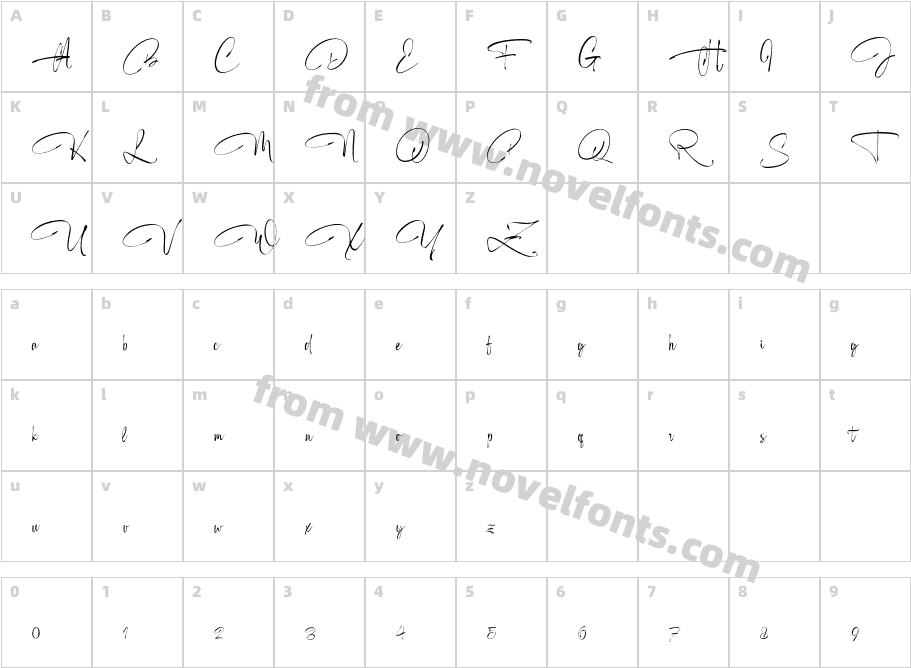 Rogelio ScriptCharacter Map