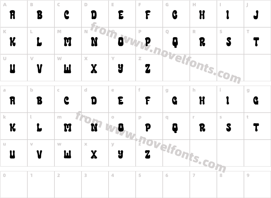 Rokish Free RegularCharacter Map