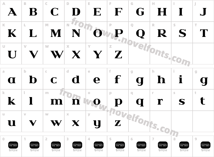 RosanCharacter Map