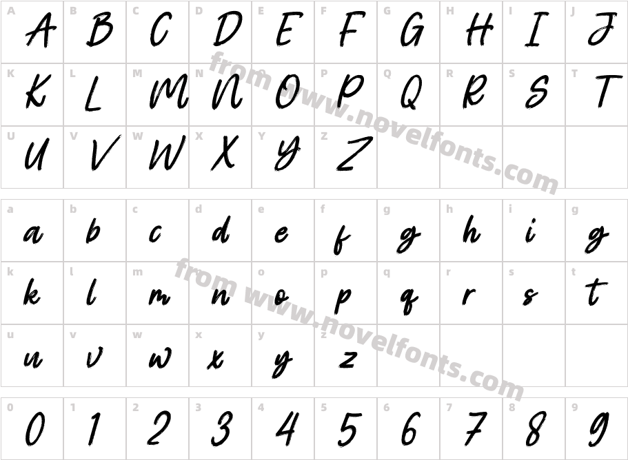 RosttalyscriptItalic-lg0JDCharacter Map