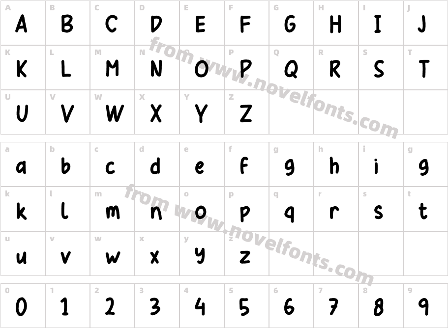 Round ButterflyCharacter Map