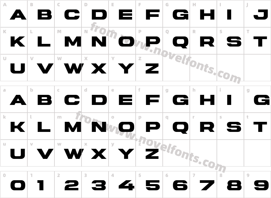 Rugen ExpandedCharacter Map