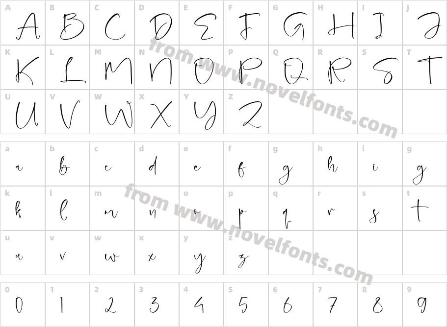 Rushelian WilmothCharacter Map