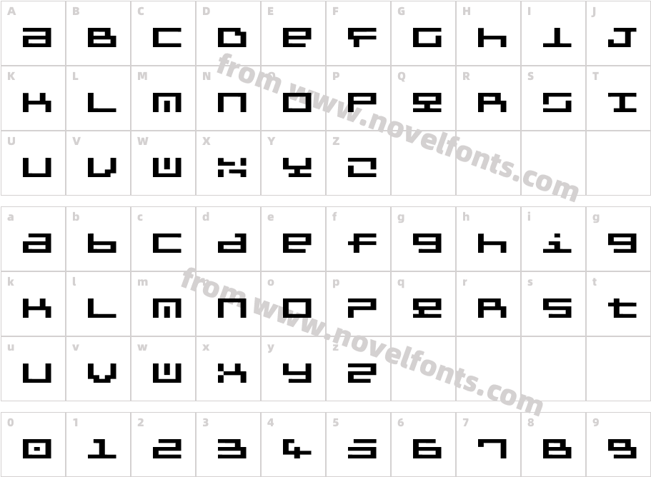 Formant237BookCharacter Map