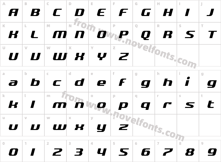 SFQuartzite-ObliqueCharacter Map