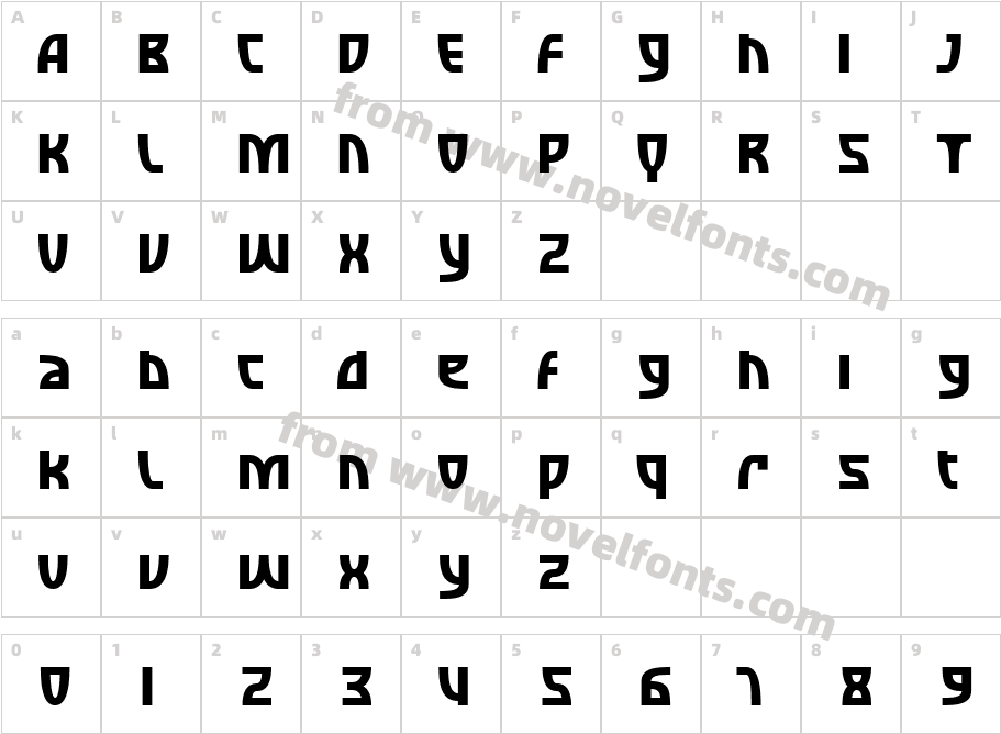 SFRetroesqueCharacter Map