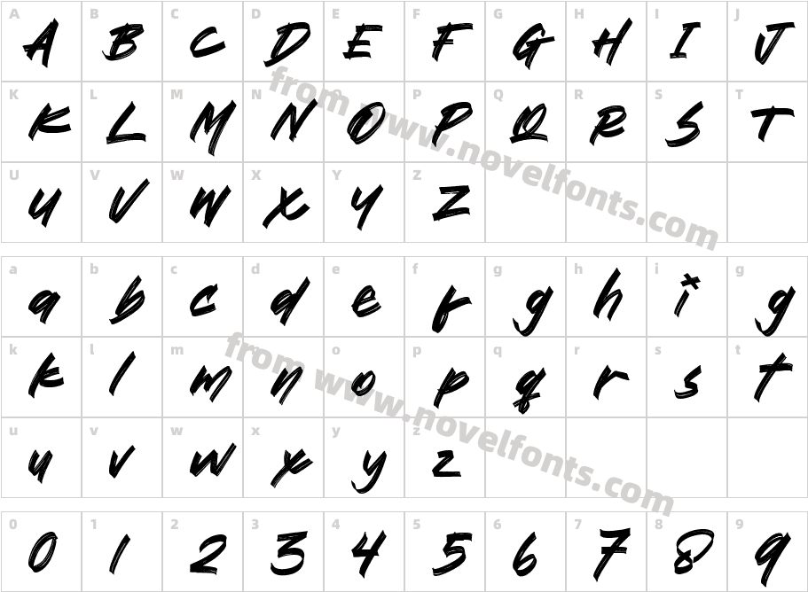 SHOOTERCharacter Map