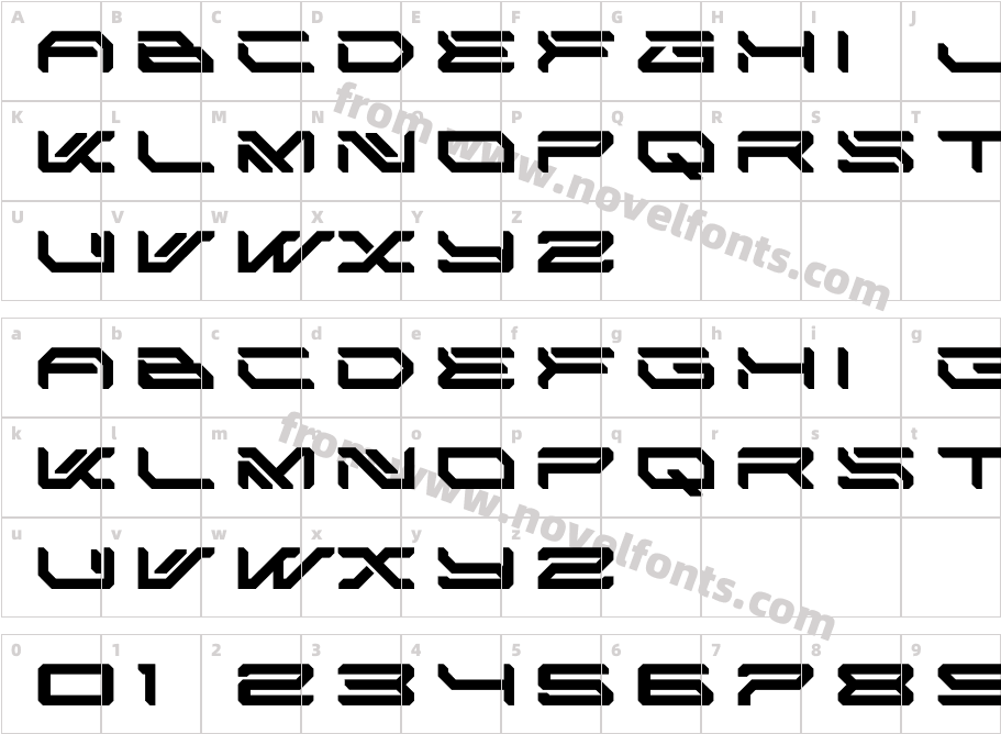 SPACE ARMORCharacter Map