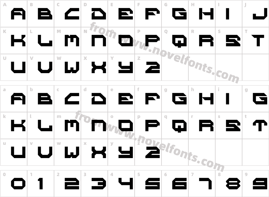 SPACE JAEGERCharacter Map