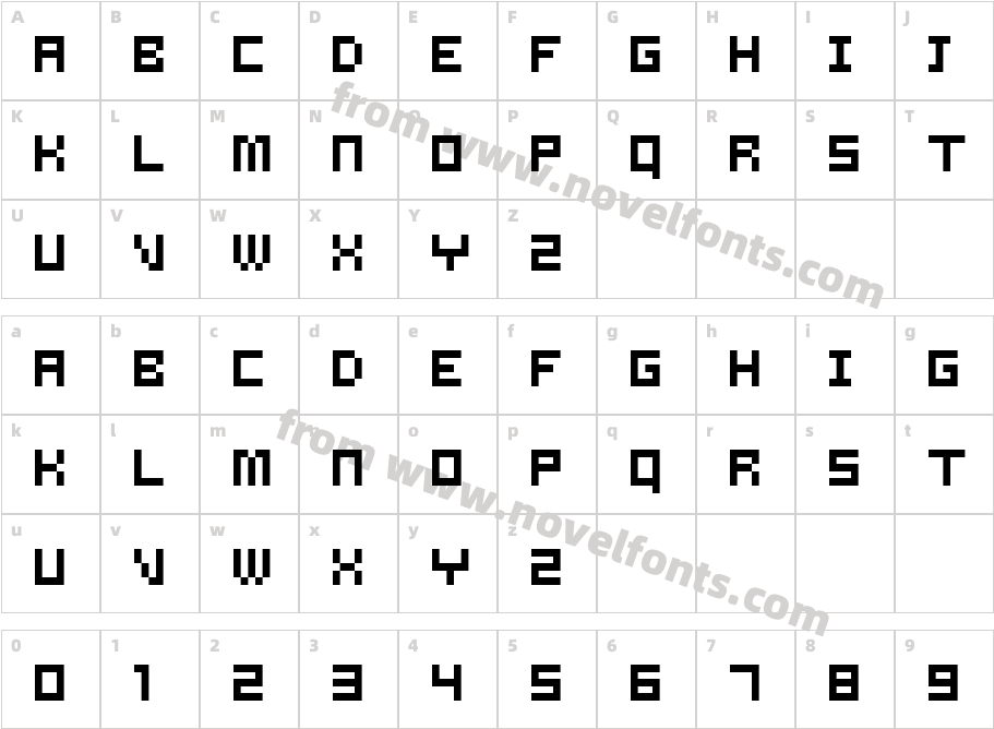 SamsonCharacter Map