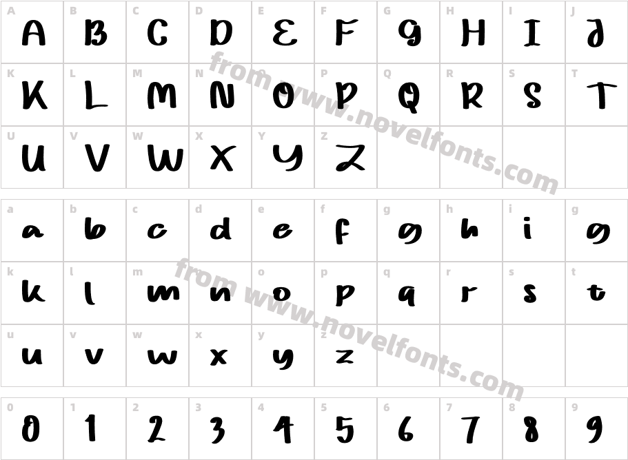 SanbomCharacter Map