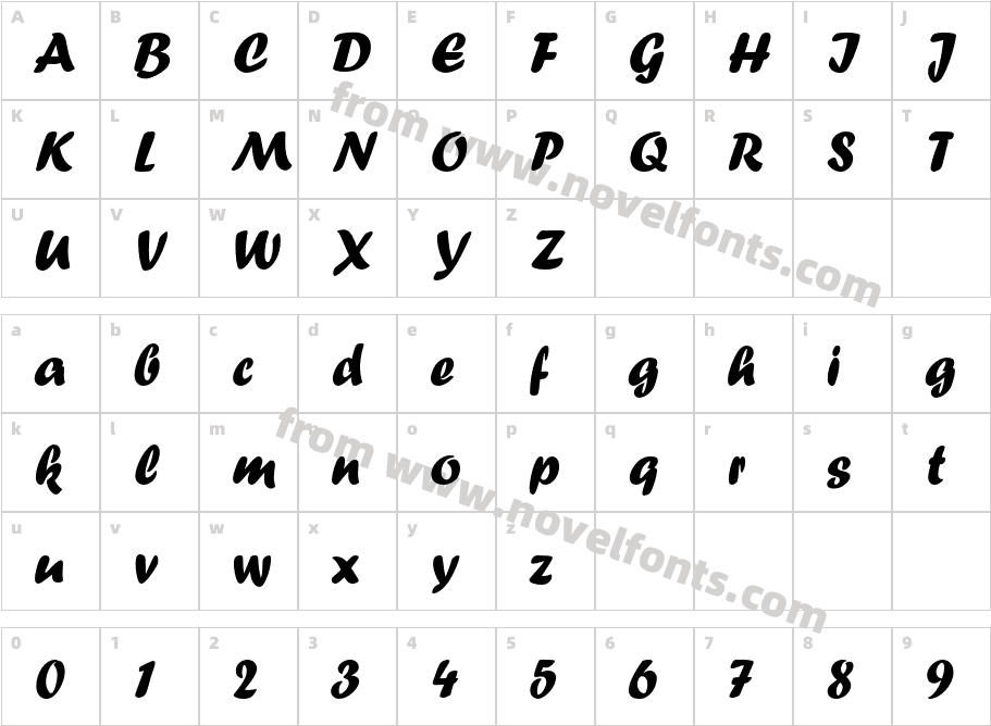 ForteMTCharacter Map