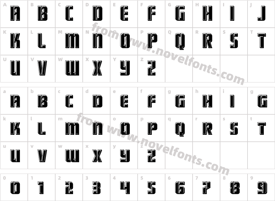 Fortune Soldier BevelCharacter Map