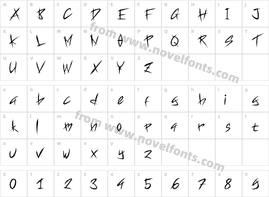 SatanicDemonCharacter Map