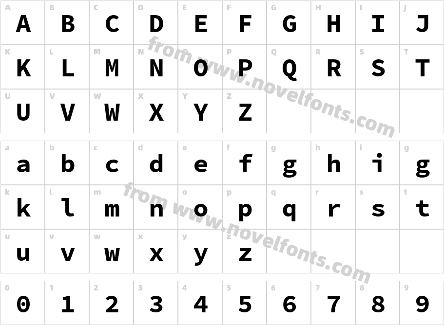 Sauce Code PowerlineCharacter Map