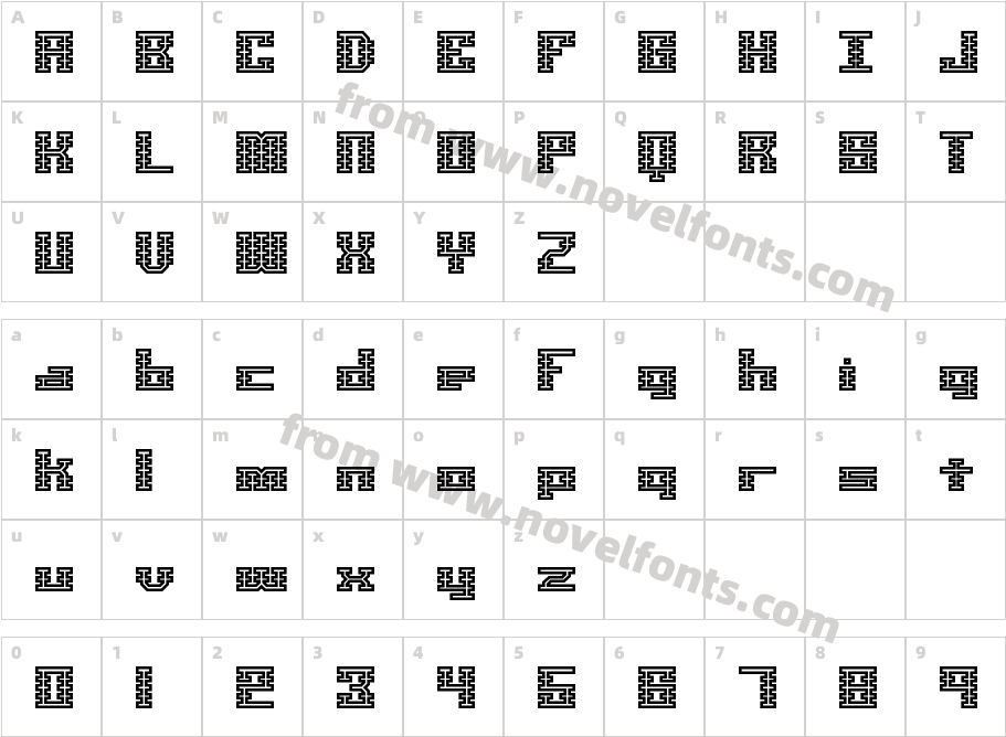 ScalelinesMazeBRKCharacter Map