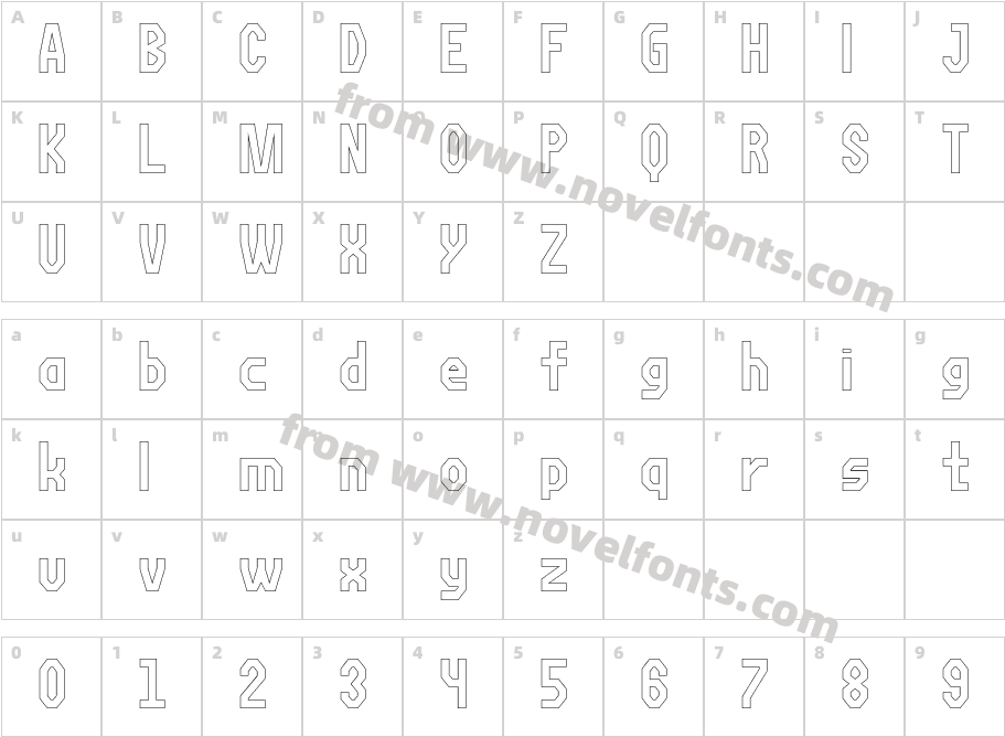 Fortzilla LightCharacter Map