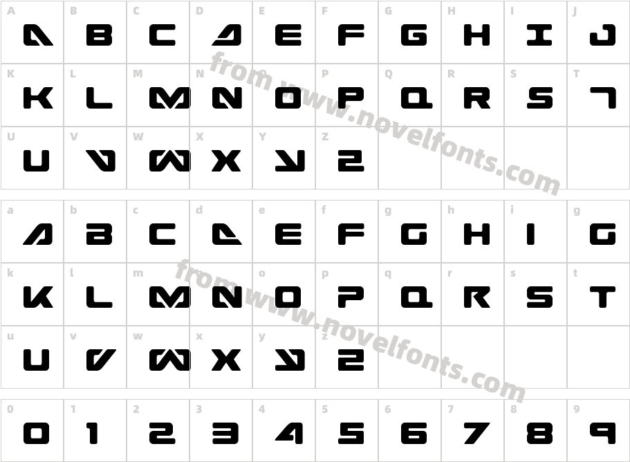 Sea-DogCondensedCharacter Map