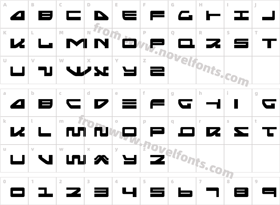 SeariderFalconExpandedCharacter Map