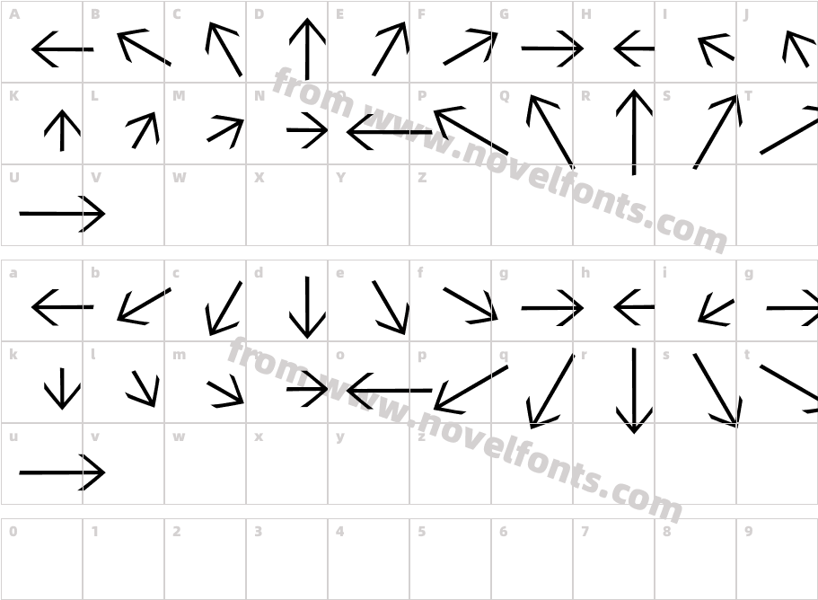 SebastianArrowsLightLightCharacter Map