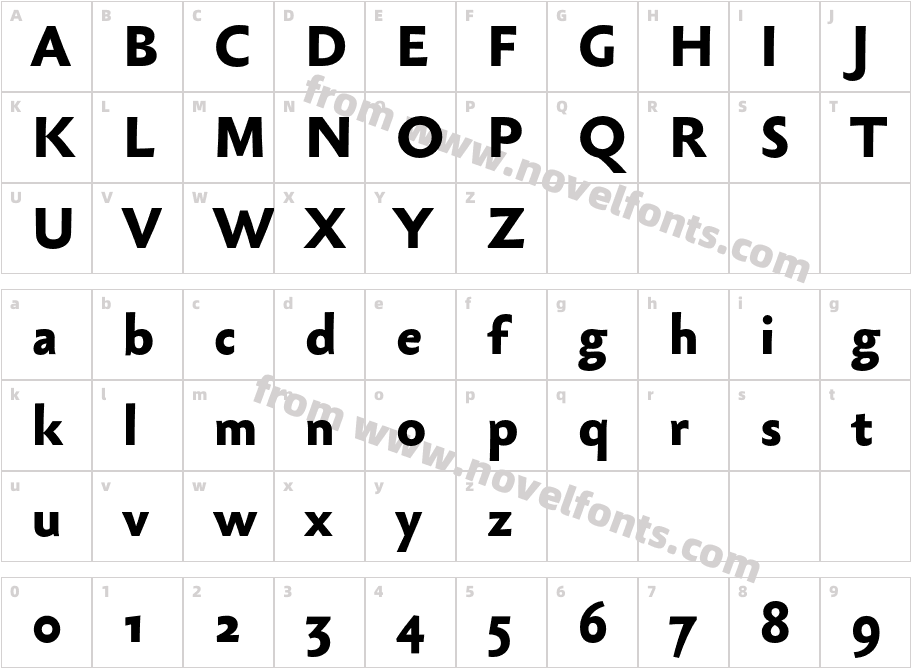 SebastianMedium-BoldCharacter Map