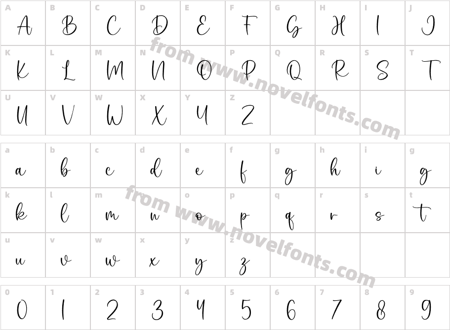 SelviaRegularCharacter Map