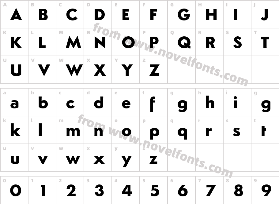 Semplicita-BoldCharacter Map