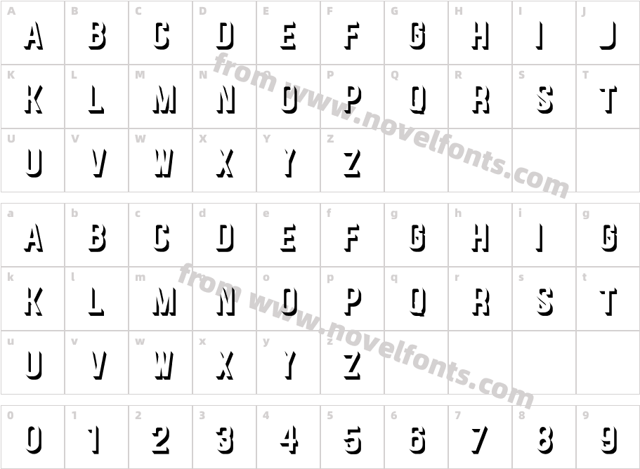 SenzowCharacter Map